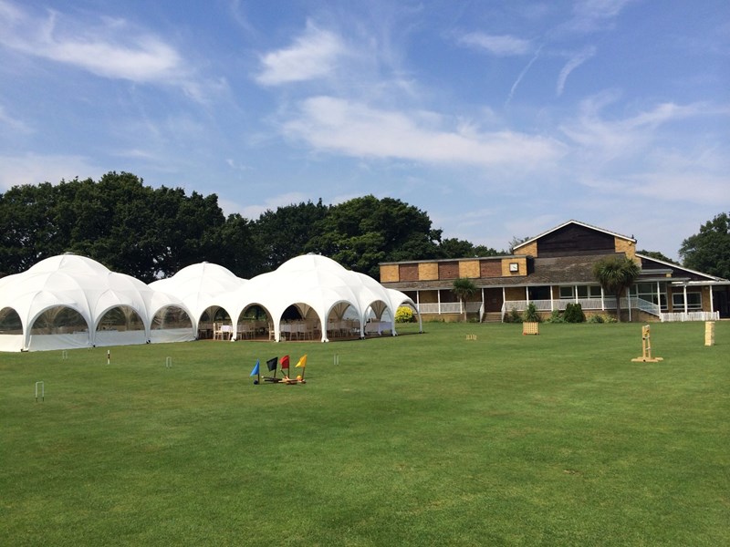 Trevor Bailey Clubhouse with Marquee